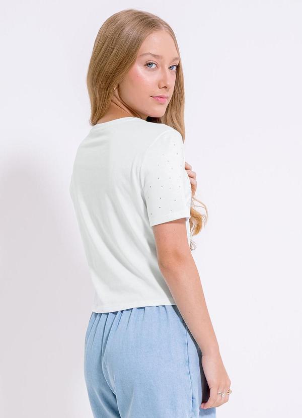 Cativa Teen - Blusa em Algodão Branco  2