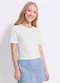 Cativa Teen - Blusa em Algodão Branco  - variação: Branco