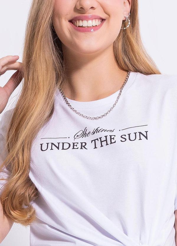 Cativa Teen - Blusa em Algodão Branco 3