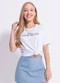 Cativa Teen - Blusa em Algodão Bege - variação: Branco