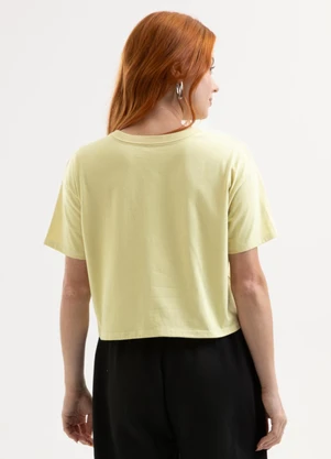 Cativa You - Blusa em Algodão com Estampa Amarelo - CATIVA YOU