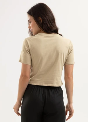 Cativa You - Blusa em Algodão com Estampa Marrom - CATIVA YOU