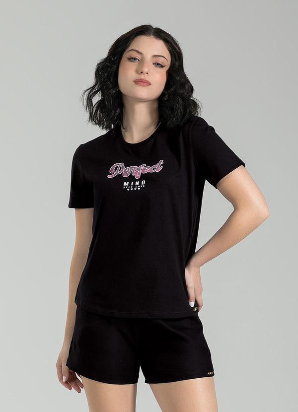 Cativa Teen - Blusa em Algodão Preto 1