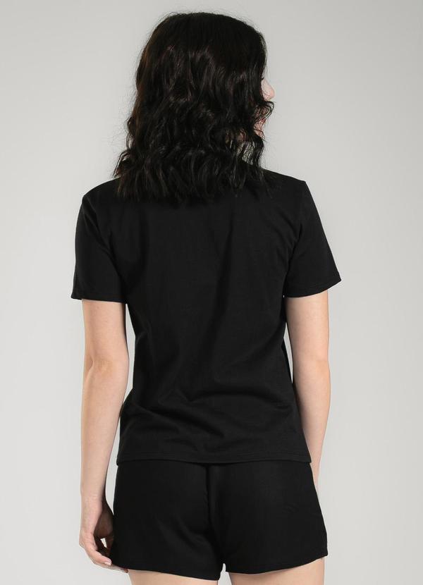 Cativa Teen - Blusa em Algodão Preto 2