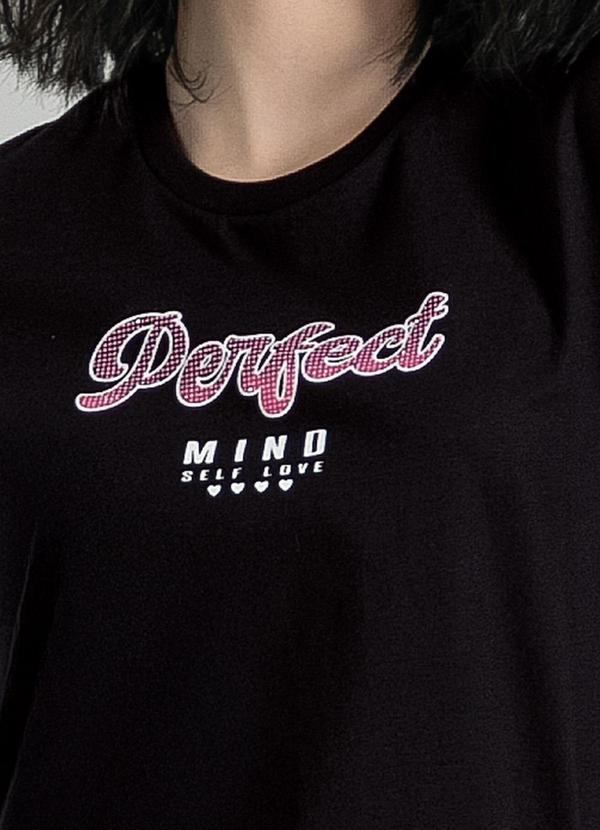 Cativa Teen - Blusa em Algodão Preto 3