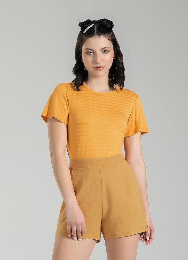 Cativa Teen - Blusa em Viscose Laranja