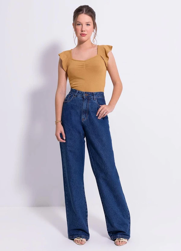 Cativa Teen - Blusa em Viscose Marrom 3