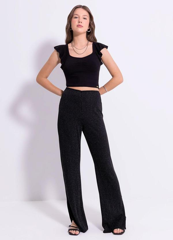 Cativa Teen - Blusa em Viscose Preto 3