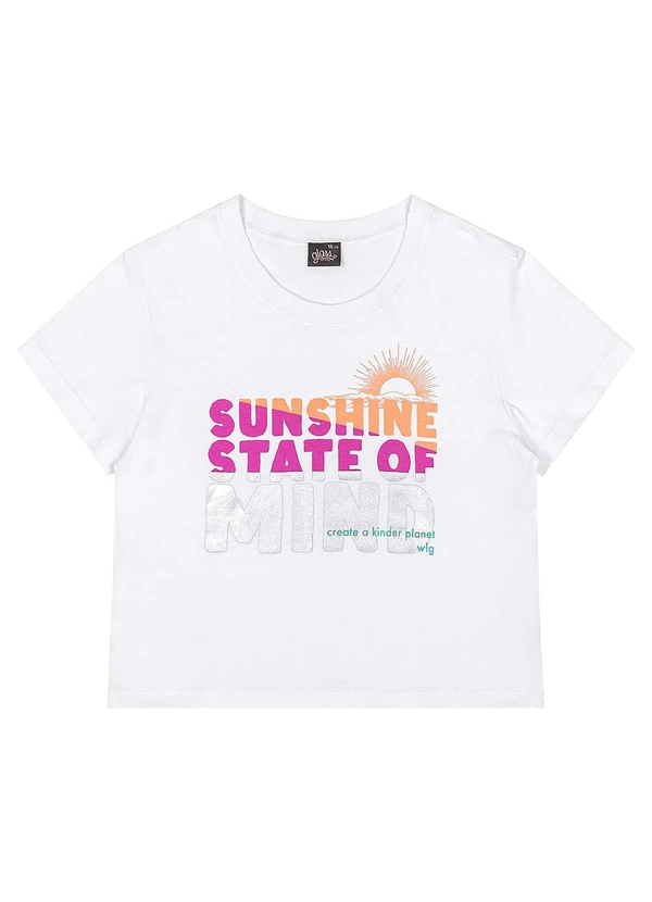 Gloss - Blusa Estampada Juvenil Branco 3