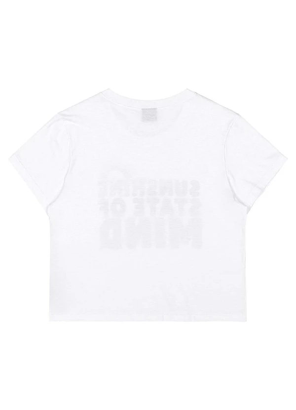 Gloss - Blusa Estampada Juvenil Branco 4