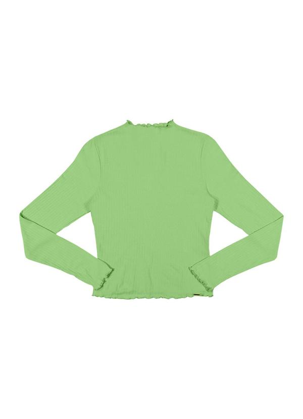 Rezzato - Blusa Gola Alta Justa Feminino Verde 1