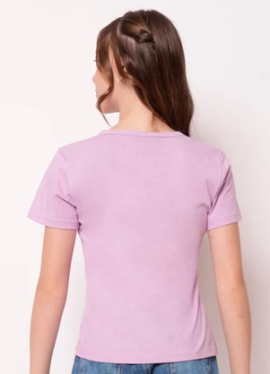 Torra - Blusa Juvenil Algodão Estampa Hello Kitty Lilás - TORRA