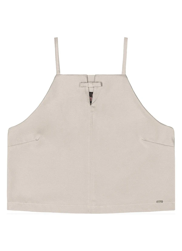Gloss - Blusa Juvenil com Alças Bege 5