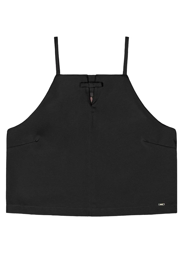 Gloss - Blusa Juvenil com Alças Preto 5