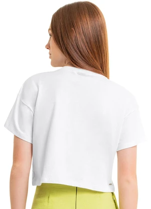 Gloss - Blusa Juvenil com Paetê para Menina Branco - GLOSS