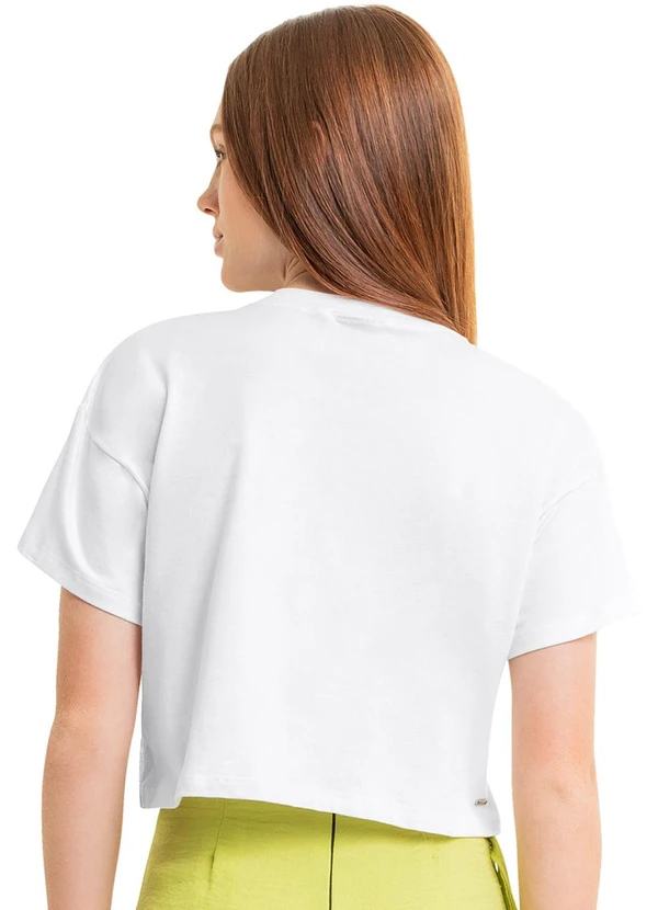 Gloss - Blusa Juvenil com Paetê para Menina Branco 2