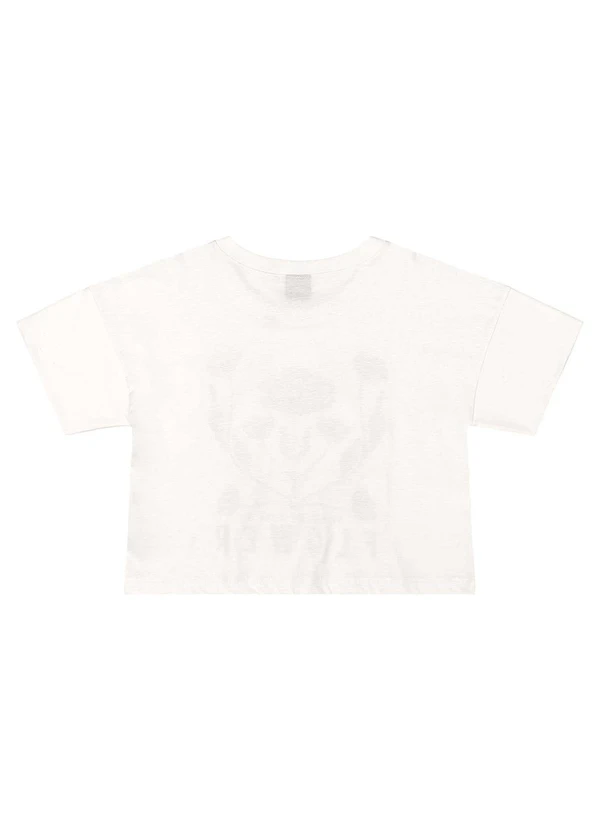 Gloss - Blusa Juvenil com Puff Bege 3