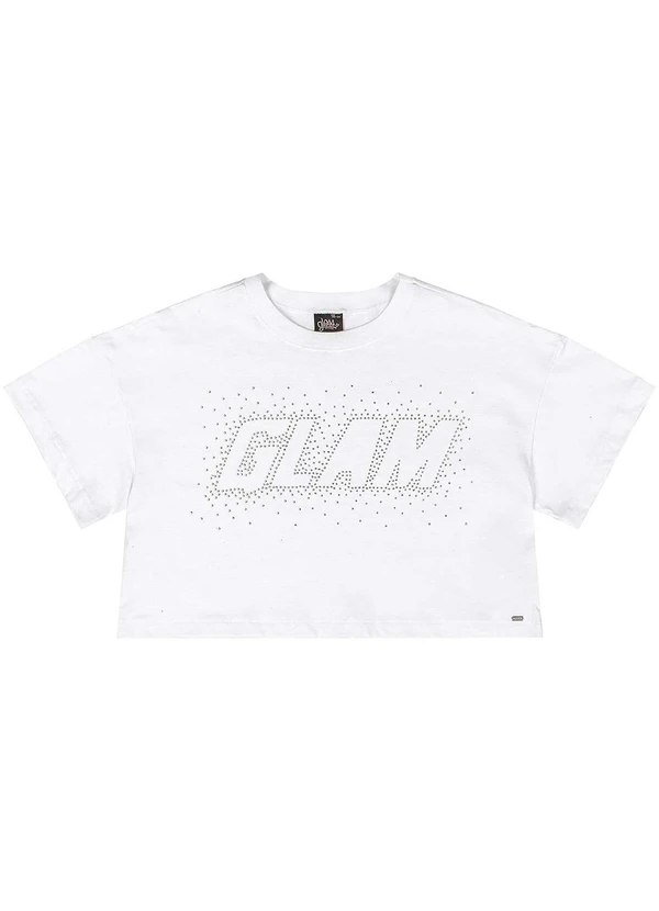 Gloss - Blusa Juvenil com Strass Branco 3
