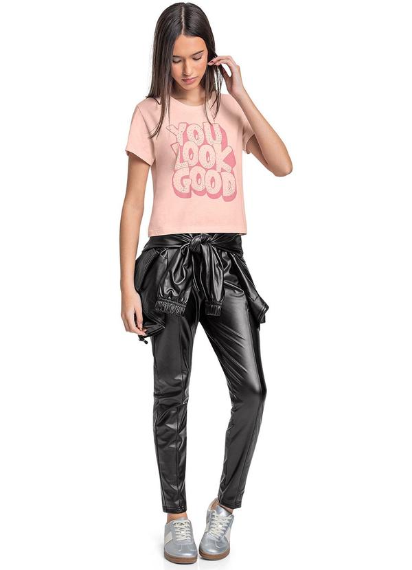 Gloss - Blusa Juvenil com Strass Rosa 2