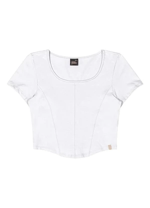 Gloss - Blusa Juvenil Cotton Branco - GLOSS