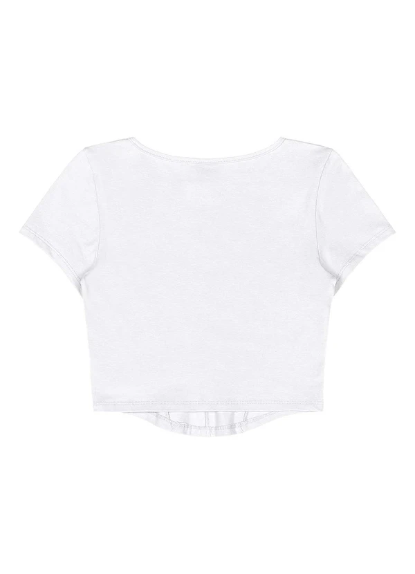 Gloss - Blusa Juvenil Cotton Branco 2
