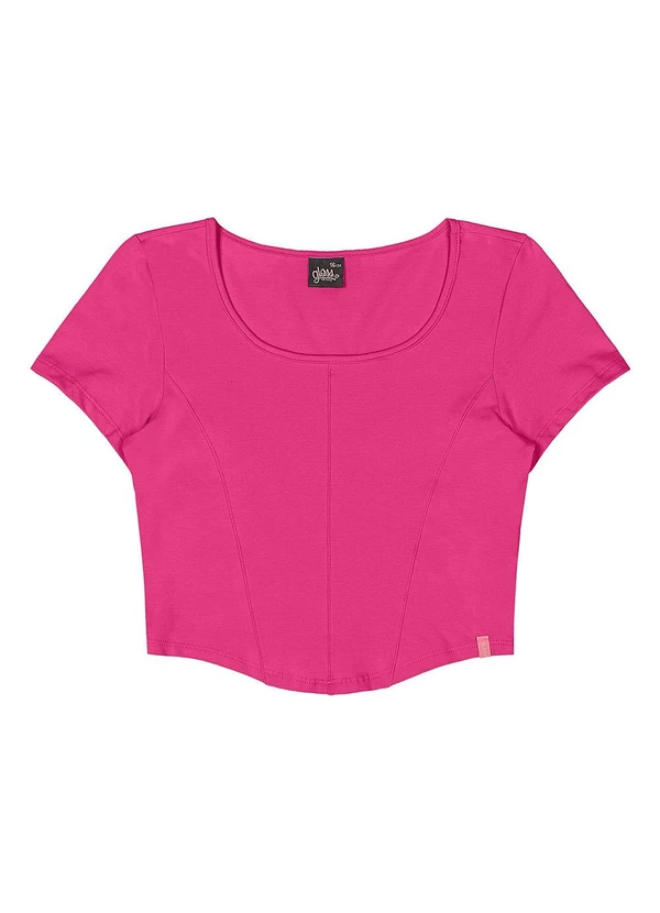 Gloss - Blusa Juvenil Cotton Rosa