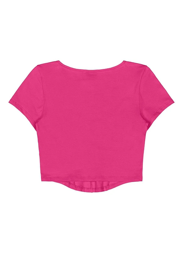 Gloss - Blusa Juvenil Cotton Rosa 2