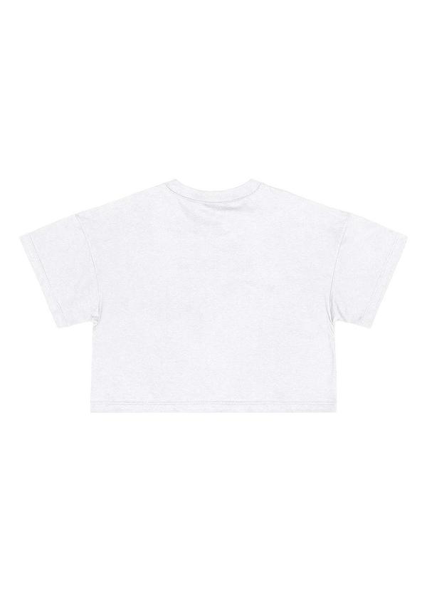 Gloss - Blusa Juvenil Estampada com Paetê Branco 4