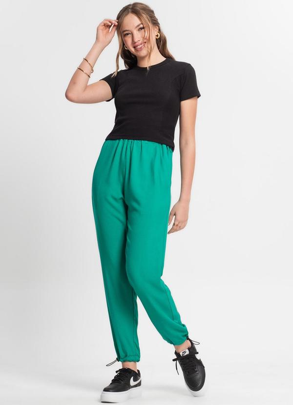 Minty - Blusa Juvenil Feminina em Ribana Preto 3