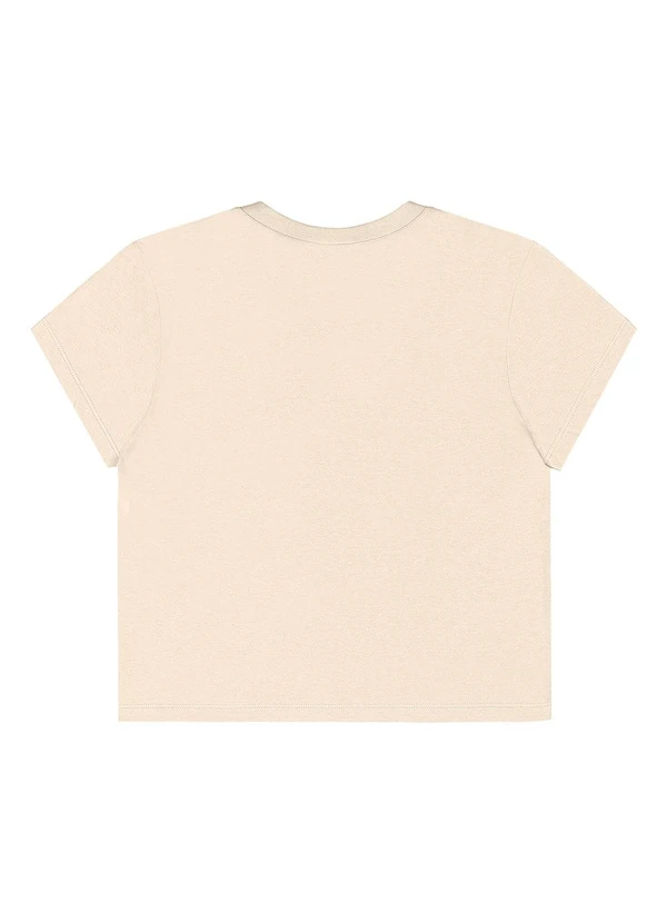 Gloss - Blusa Juvenil Fruit Market em Algodão Bege 4