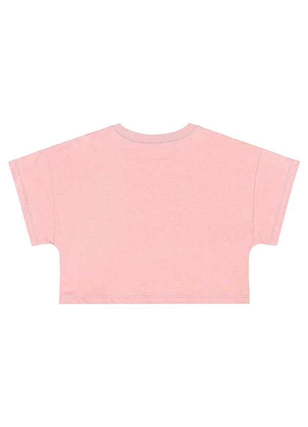 Gloss - Blusa Juvenil Metalizada Rosa 5
