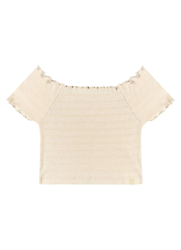 Gloss - Blusa Juvenil para Menina Bege