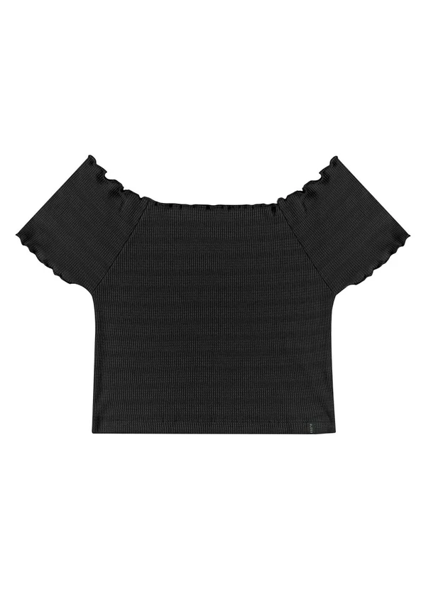 Gloss - Blusa Juvenil para Menina Preto