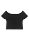 Gloss - Blusa Juvenil para Menina Bege - variação: Preto