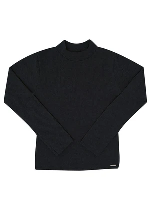 Pulla Bulla - Blusa Malha Tricot Preto - PULLA BULLA
