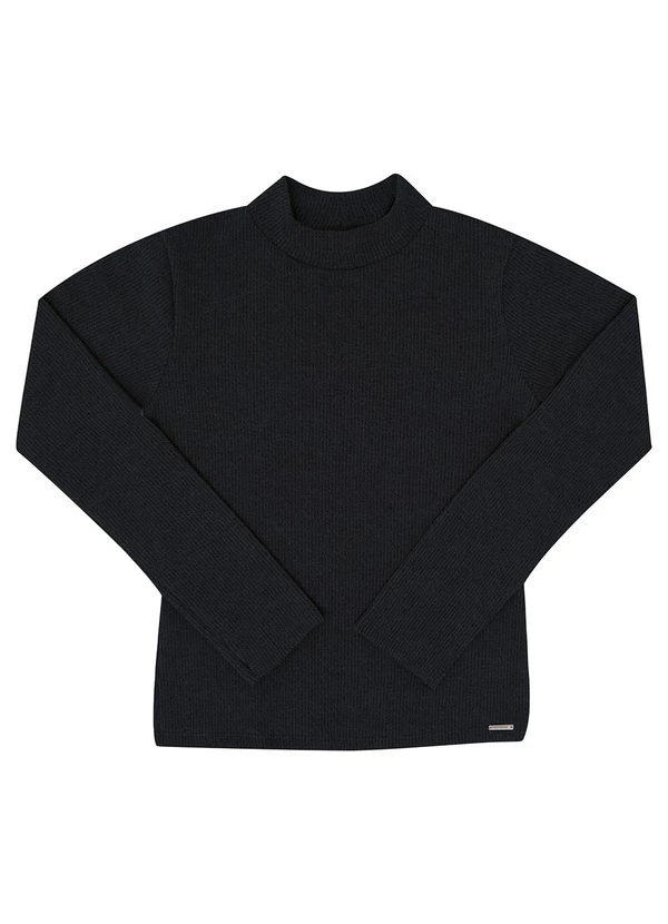 Pulla Bulla - Blusa Malha Tricot Preto