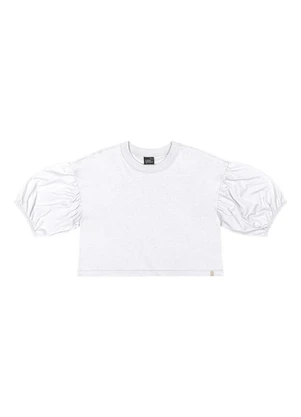 Gloss - Blusa Manga Longa Juvenil Branco - GLOSS