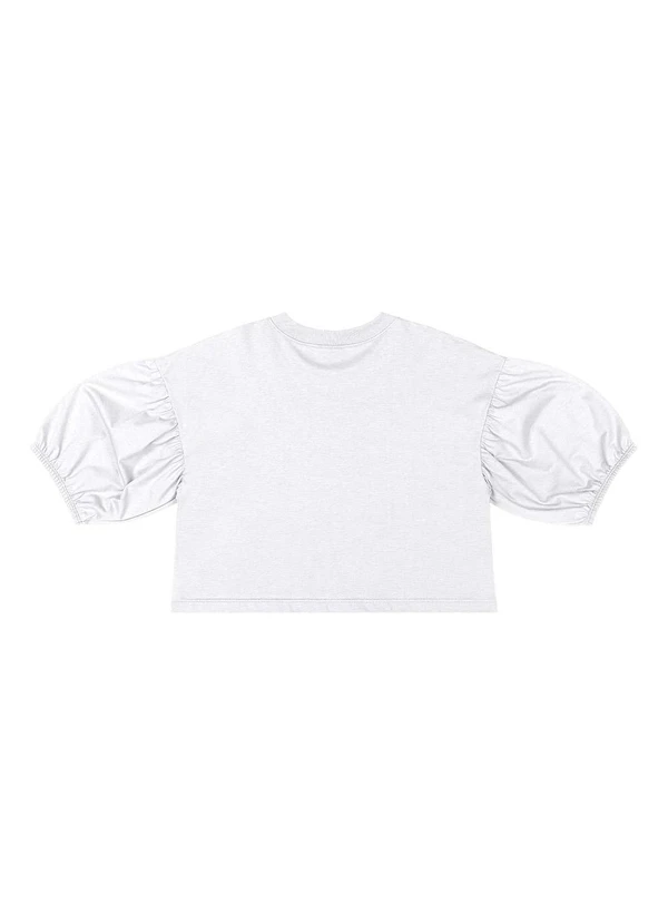 Gloss - Blusa Manga Longa Juvenil Branco 2
