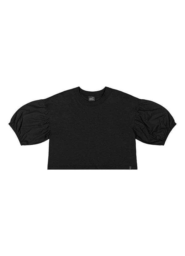 Gloss - Blusa Manga Longa Juvenil Preto