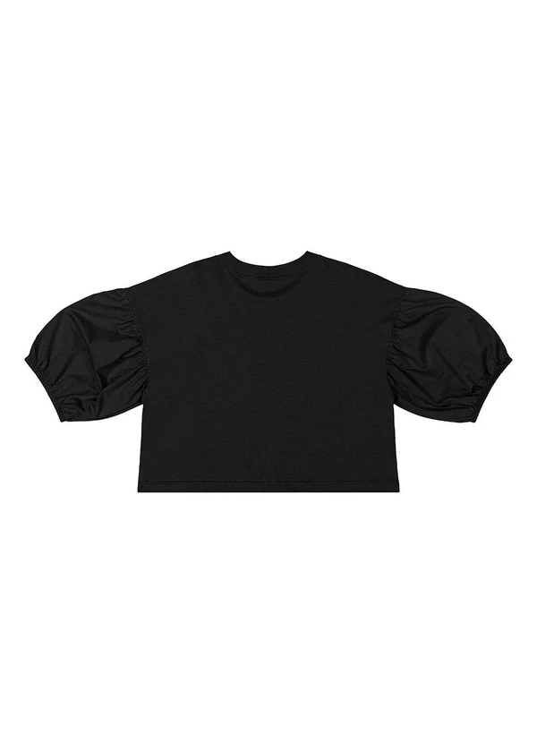 Gloss - Blusa Manga Longa Juvenil Preto 2