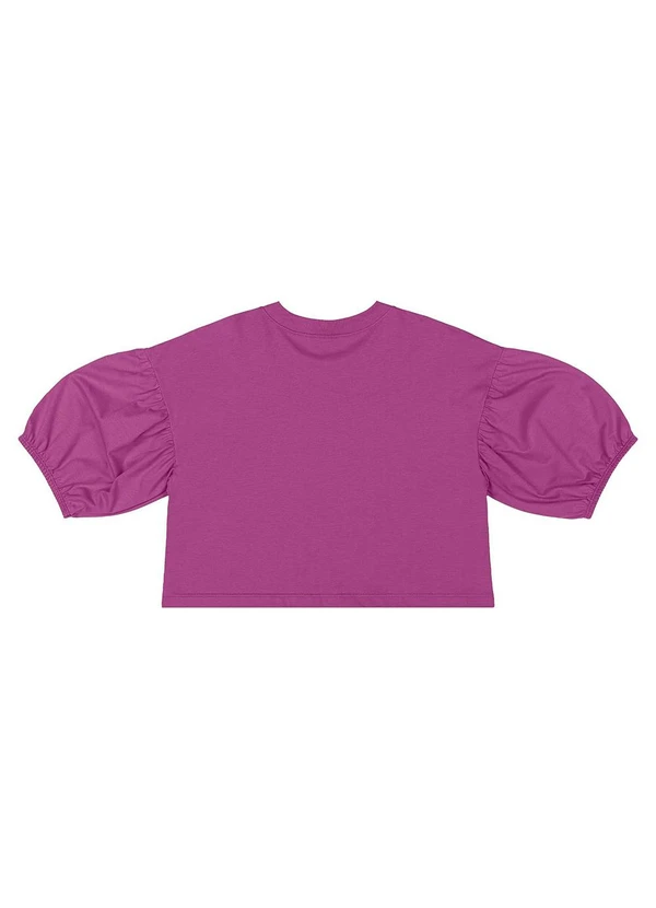 Gloss - Blusa Manga Longa Juvenil Roxo 4