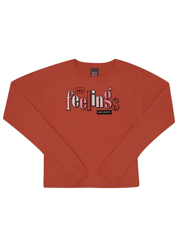 Pulla Bulla - Blusa Meia Malha Vermelho