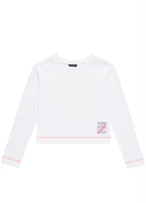 Gloss - Blusa Menina Inverno Branco - GLOSS