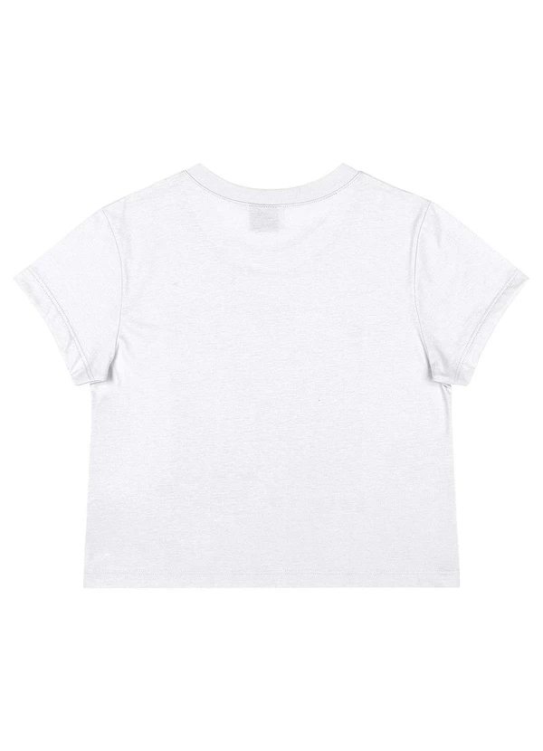 Gloss - Blusa Metalizada Juvenil Branco 4