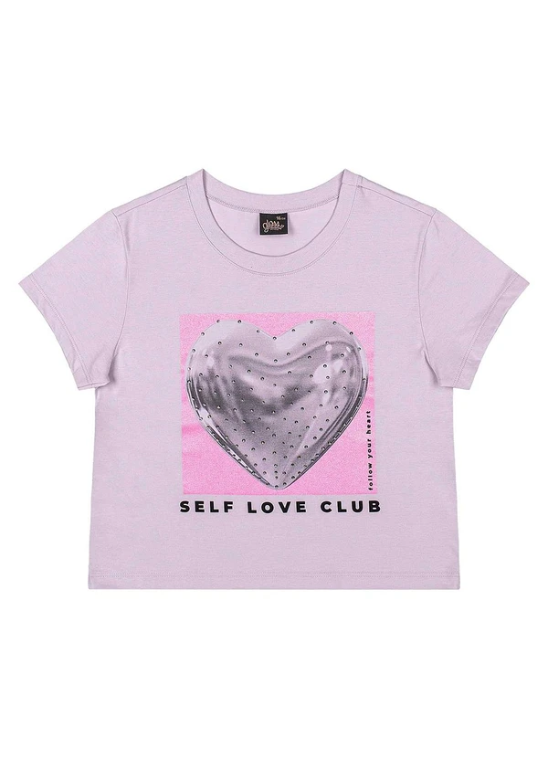 Gloss - Blusa Metalizada Juvenil Roxo 3