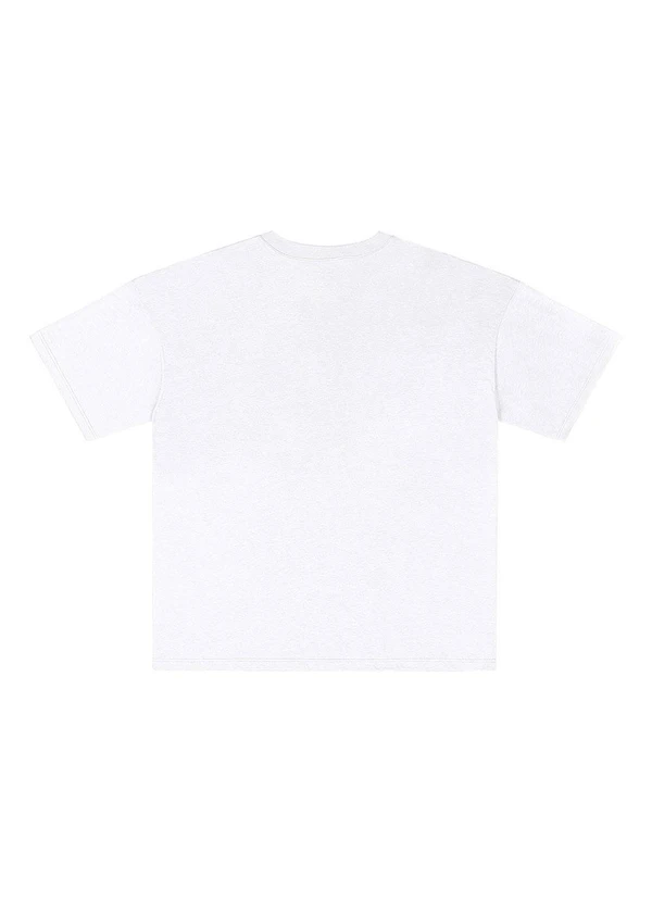 Gloss - Blusa Oversized Juvenil Algodão Branco 4