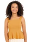 Malwee Kids - Blusa Peplum Texturizada Teen Amarelo Escuro - variação: Amarelo Escuro