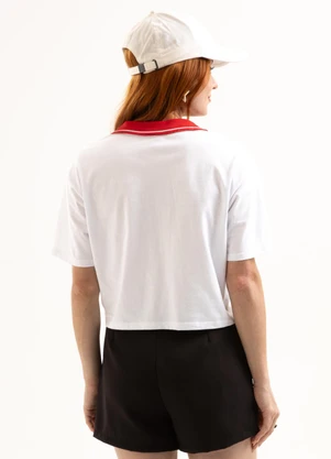 Cativa You - Blusa Polo em Algodão com Bordado Branco - CATIVA YOU