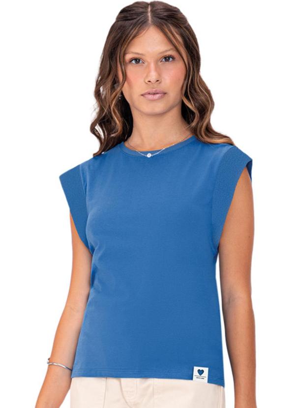 Amora - Blusa Teen Menina Azul