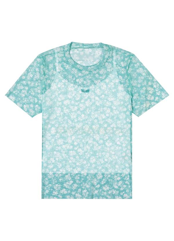Rezzato - Blusa Tule Delicate Feminino Verde